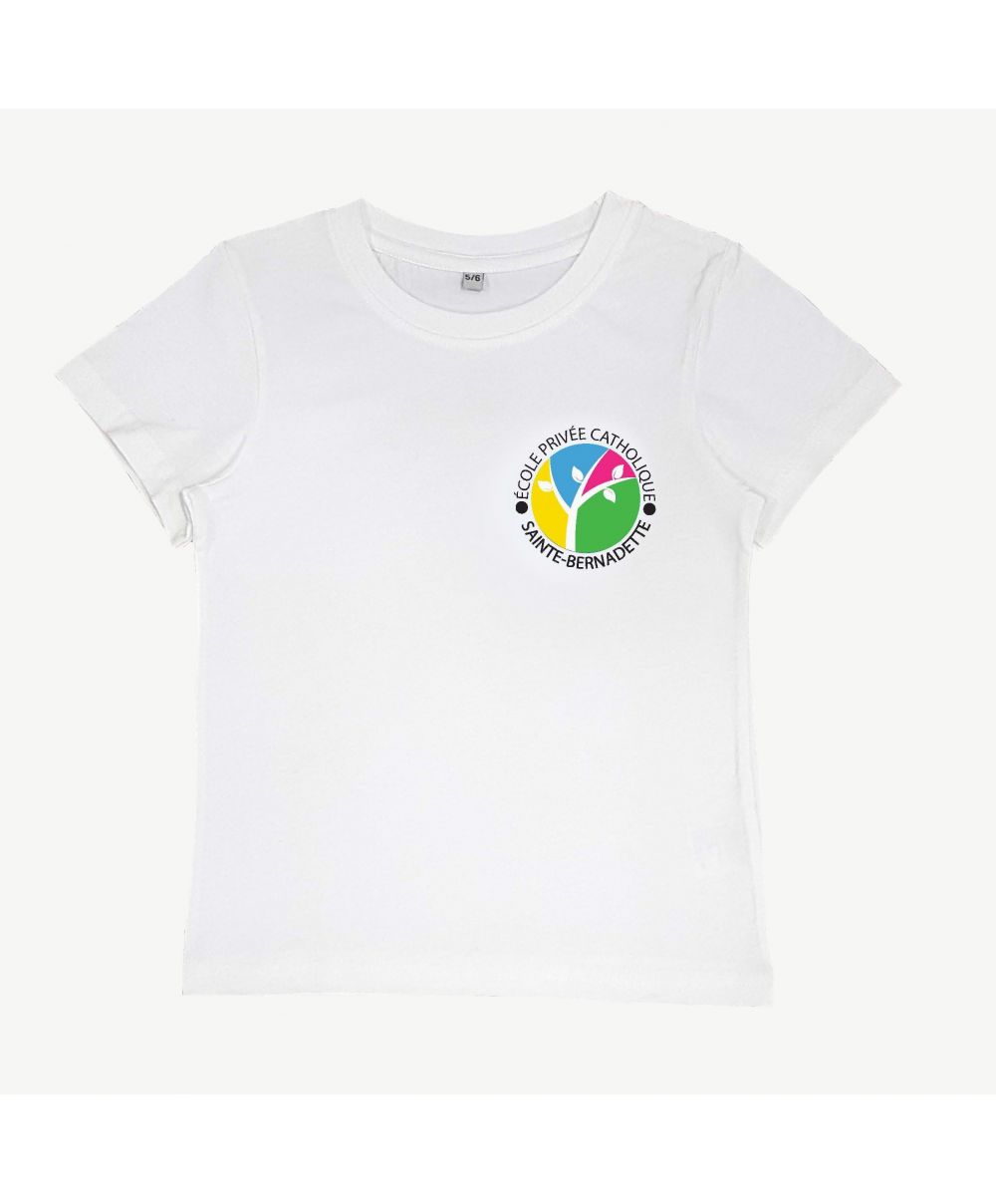 Mixte - Tee-Shirt blanc - Sainte Bernadette