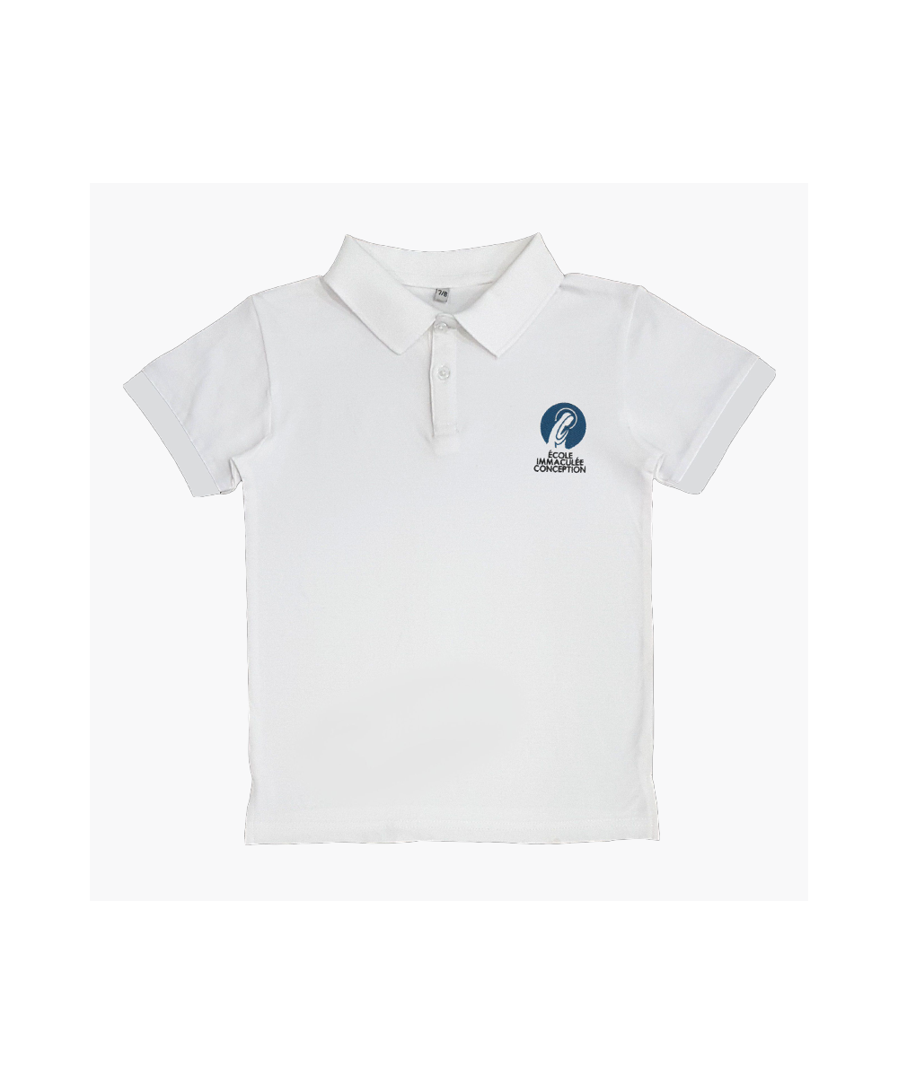 Garçon - Polo brodé - Ecole Immaculée... Garçon - Polo brodé - Ecole Immaculée...