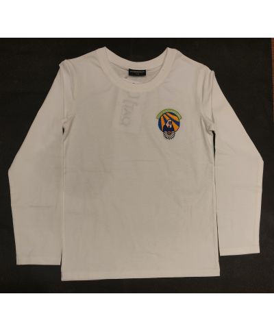 Mixte - Tee Shirt Manche Longue - Blanc - Ste Marguerite