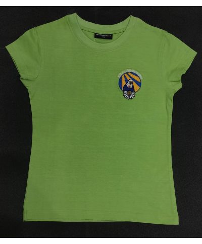 Fille - Tee shirt - Vert - Jersey - Ste Marguerite