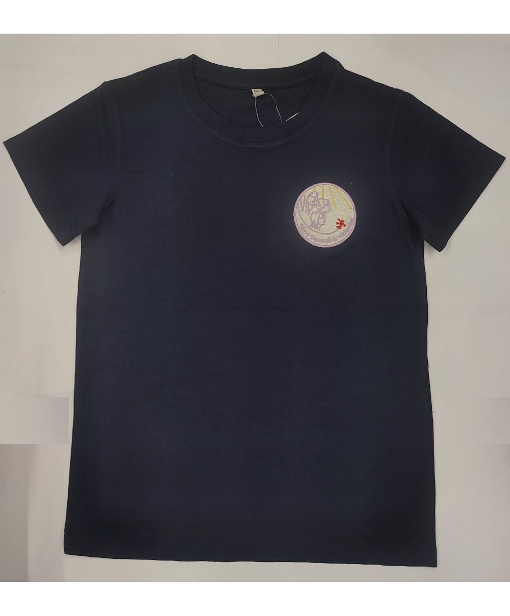 Mixte - Tee Shirt bleu marine - Notre... Mixte - Tee Shirt bleu marine - Notre...