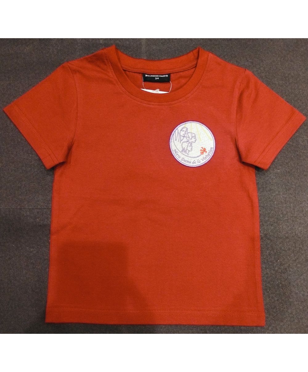 Mixte - Tee shirt - Bordeaux - Jersey... Mixte - Tee shirt - Bordeaux - Jersey...