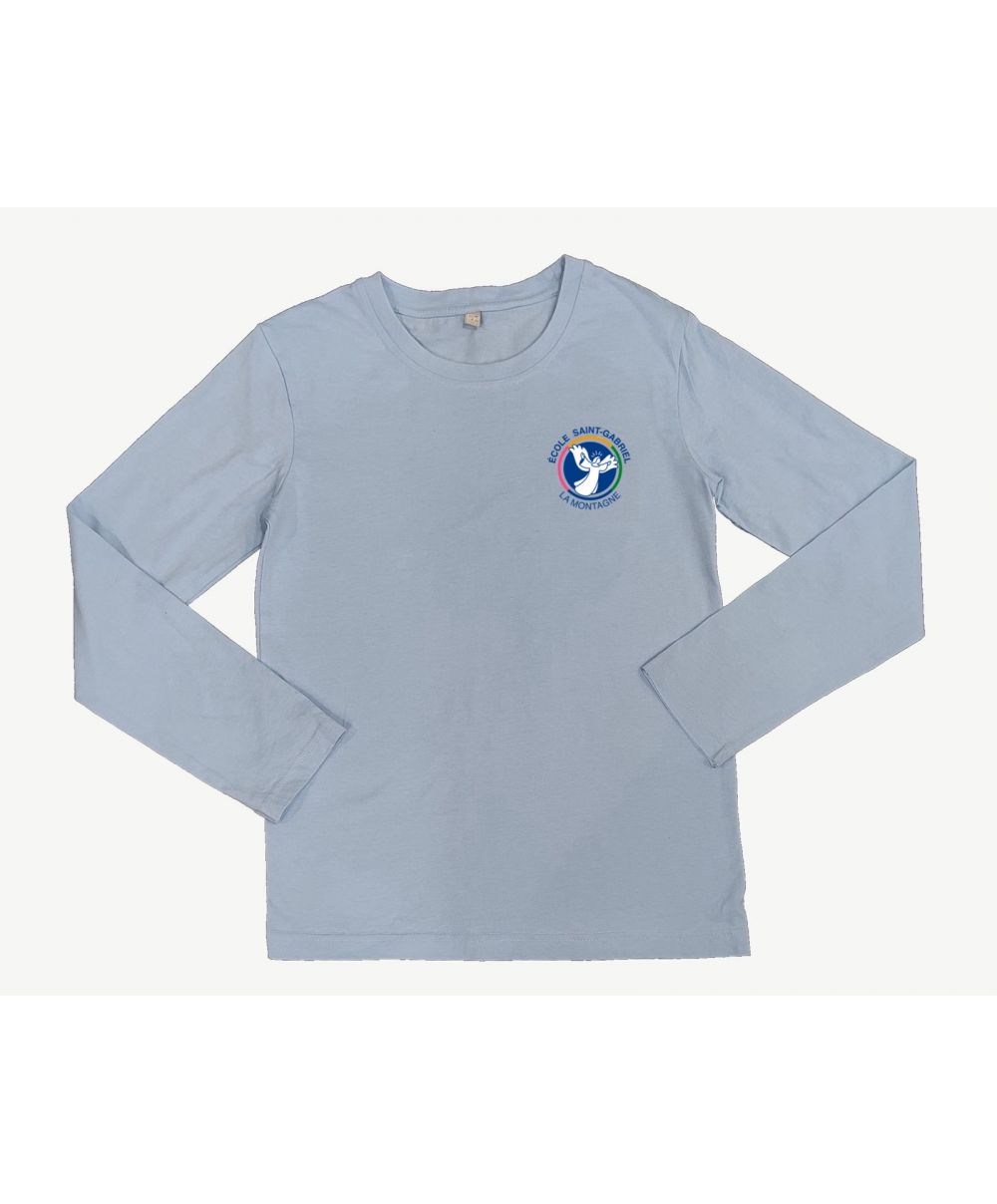 Mixte - Tee Shirt Manches Longues Bleu - Saint Gabriel