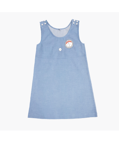 Fille - Robe Chambray avec bouton - Saint Gabriel et...