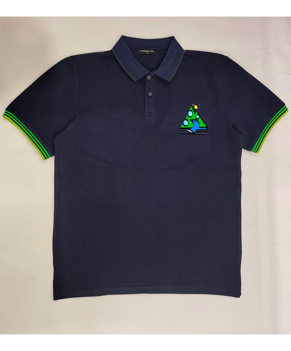 Mixte - Polo - Bleu Marine - Collège Trois Bassins