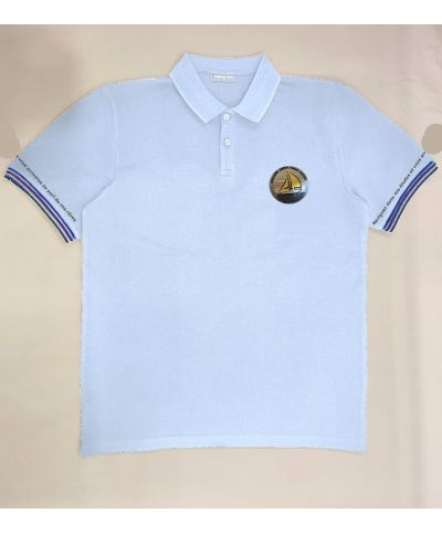 Mixte - Polo - Bleu Ciel - Collège Amiral Bouvet