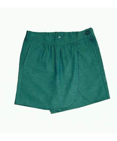 Fille - Jupe Short - Vert - Ecole Saint Joseph Bras Canot