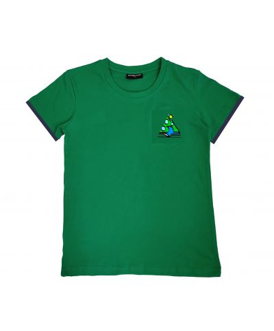 Mixte - Tee Shirt - Vert - Collège Trois Bassins