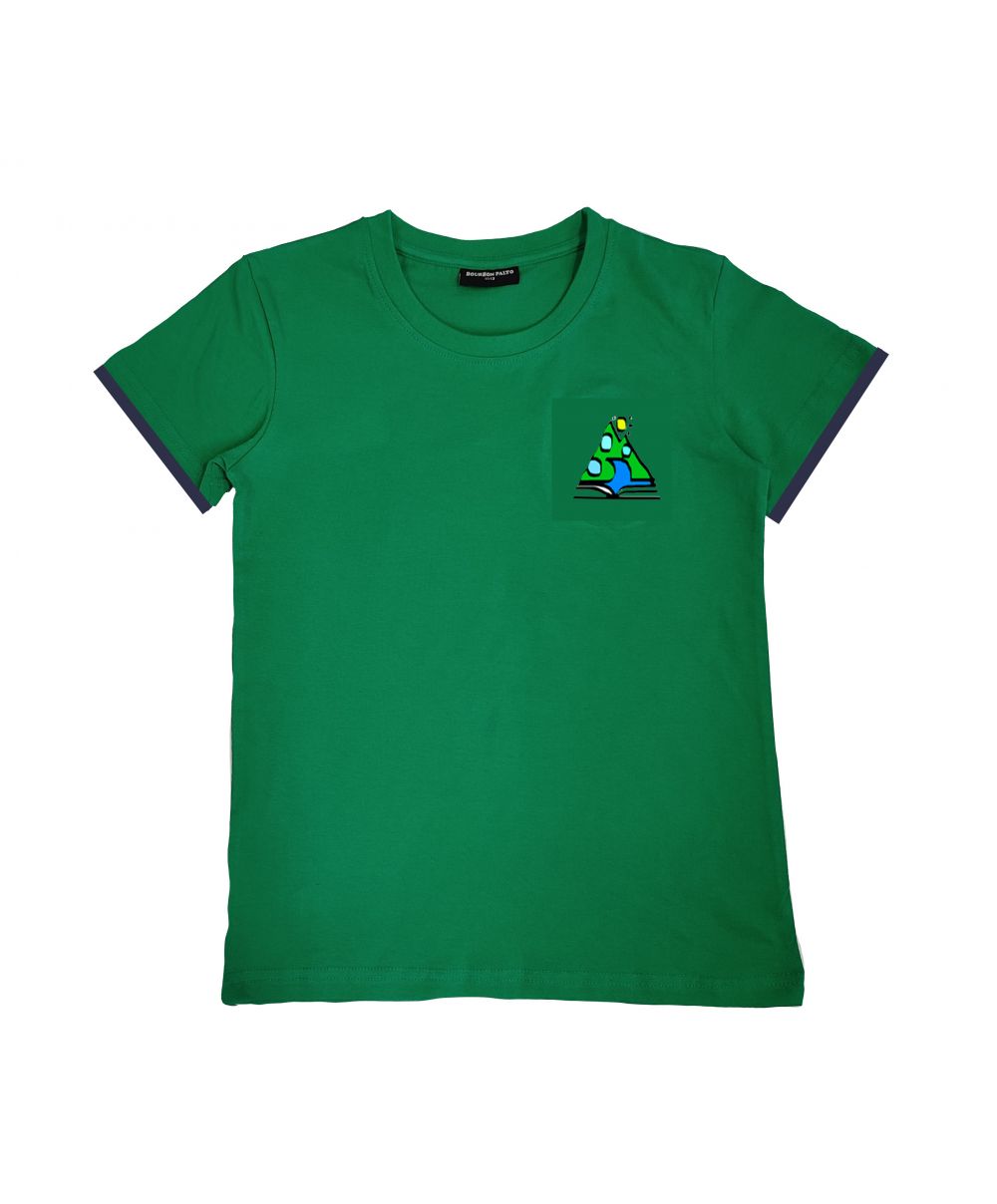 Mixte - Tee Shirt - Vert - Collège Trois Bassins