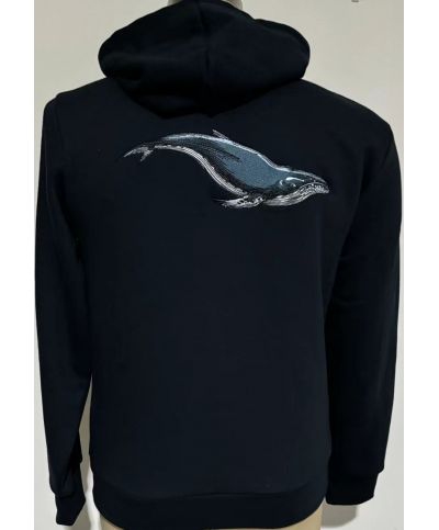 HOODIES BALEINE AVEC CAPUCHE ET ZIP
