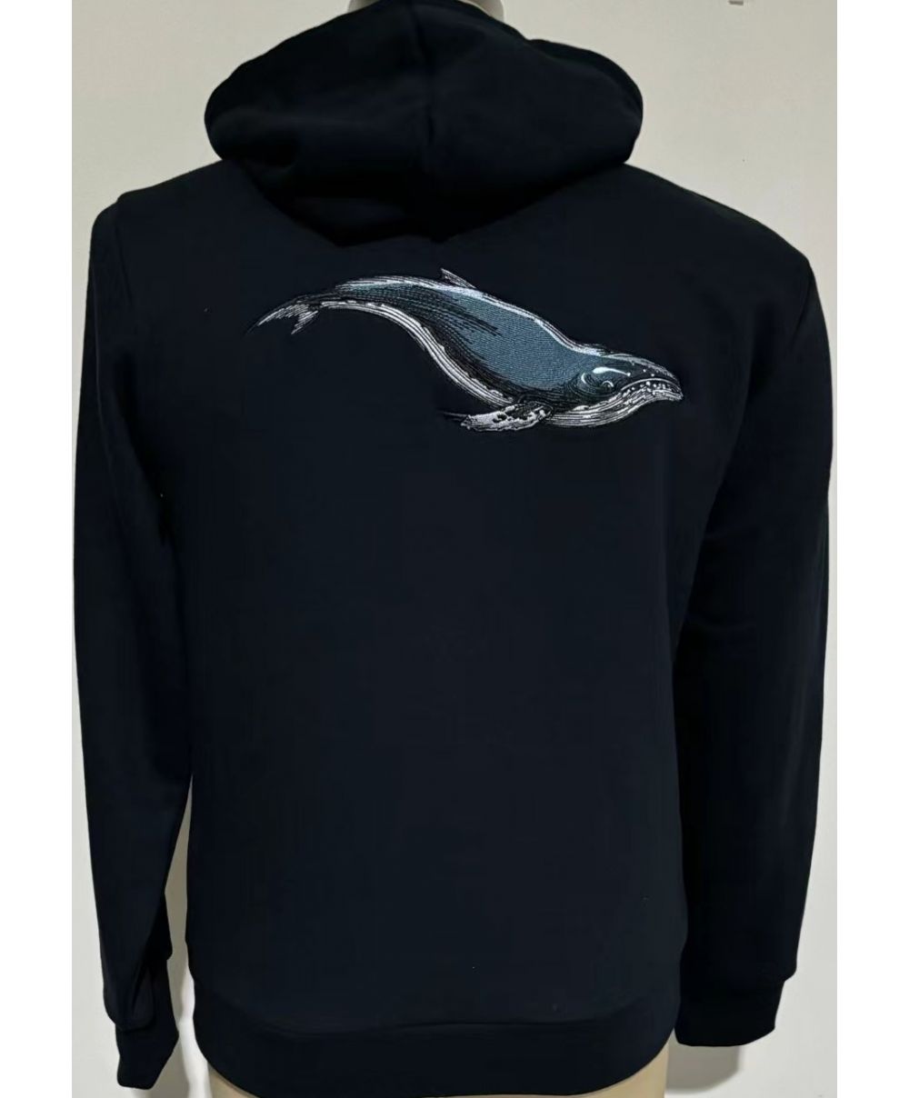HOODIES BALEINE AVEC CAPUCHE ET ZIP