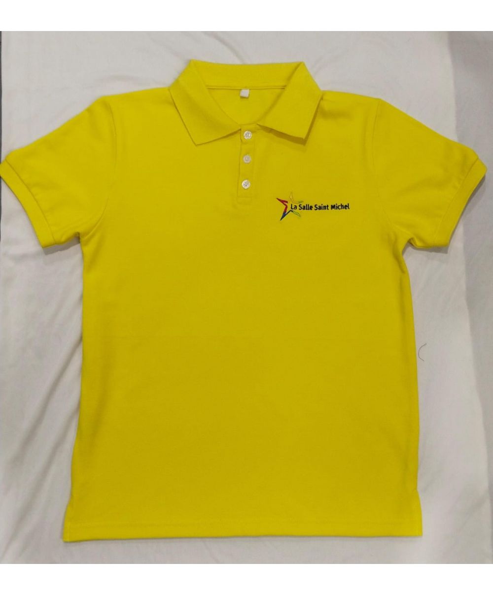 POLO GARCON JAUNE ST MICHEL