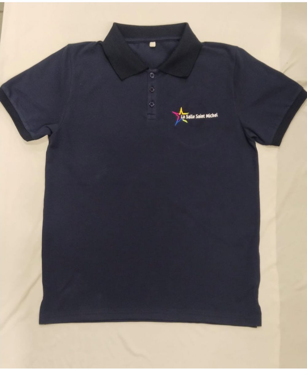 POLO GARCON BLEU MARINE ST MICHEL